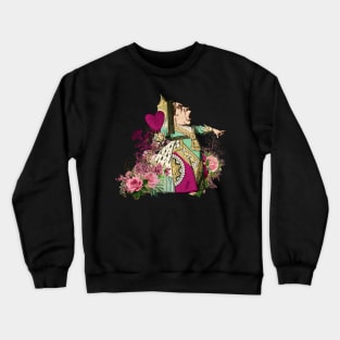 Alice in Wonderland Queen of Hearts Crewneck Sweatshirt